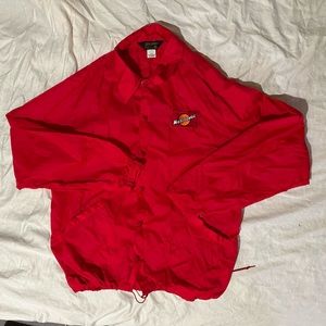 *Manitowoc windbreaker, red, xl
